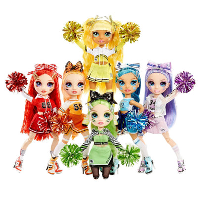 Rainbow High Cheer Sunny Madison - Yellow Fashion Doll with Cheerleader Outfit and Doll Accessories