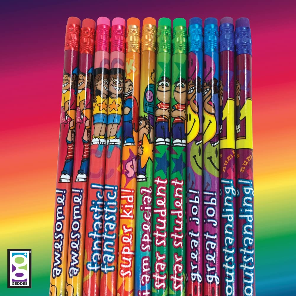 Raymond Geddes Cartoon Designs Incentive Number 2 Pencils For Kids 1 C –