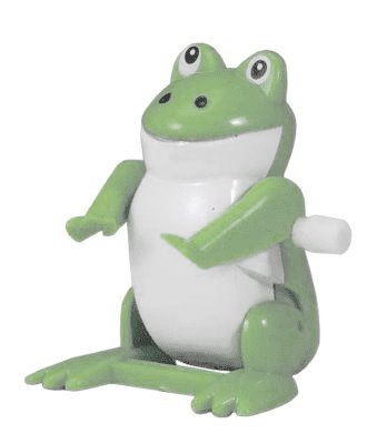 Passover Wind Up "Backflip" Fun & Educational Green Jumping Frog Toy