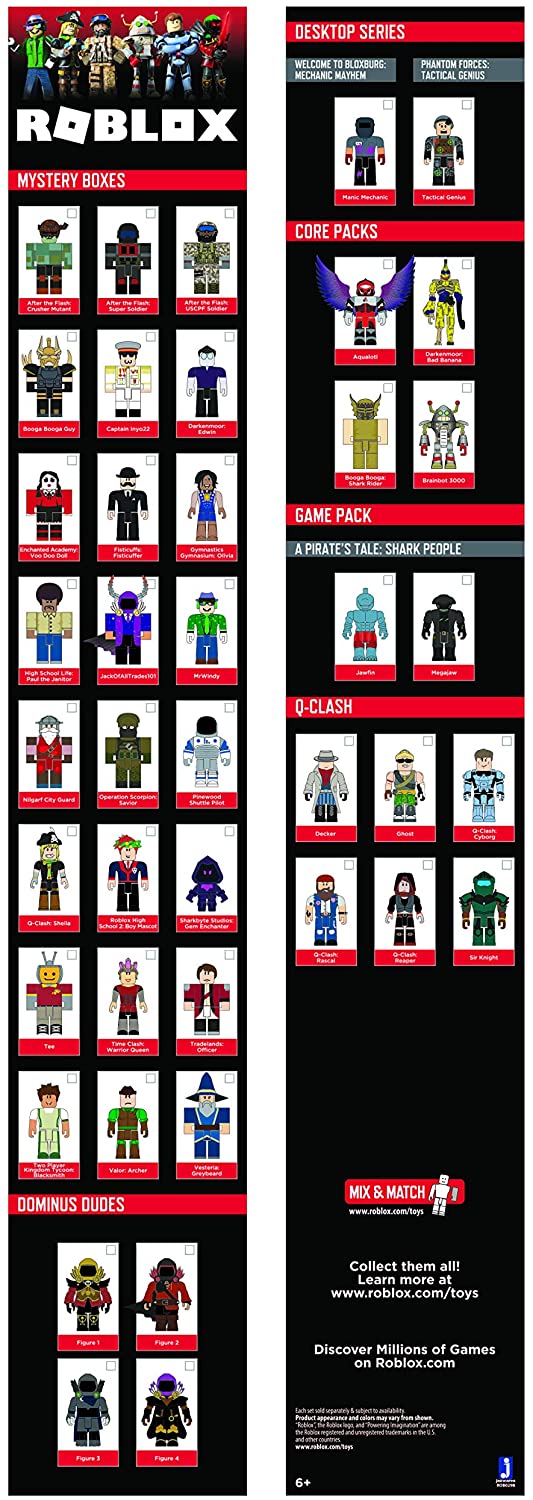 Roblox Action Collection - Phantom Forces: Ghost Figure Pack [Includes  Exclusive Virtual Item] 