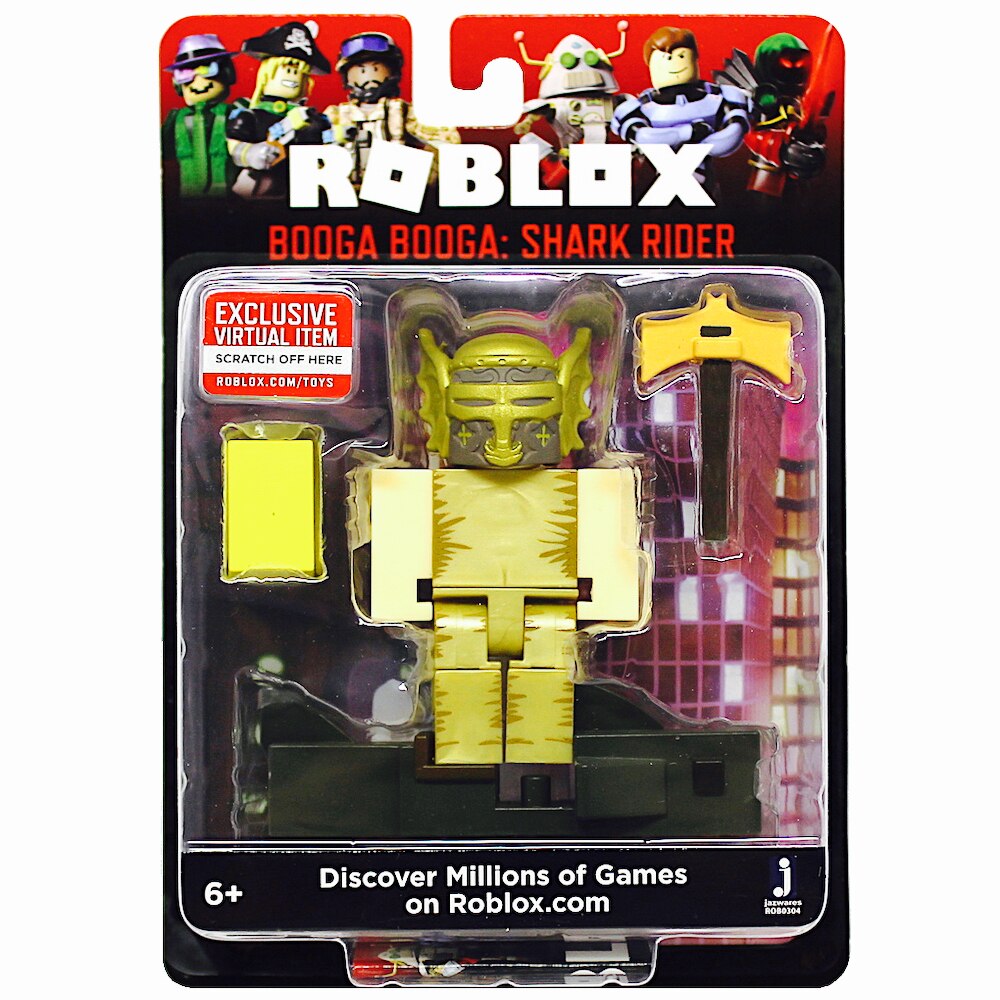 Roblox Action Collection – Jailbreak: Pacote de figuras aéreas Enforcer +  Pacote de dois bonecos misteriosos [Inclui 3 itens virtuais exclusivos] :  : Brinquedos e Jogos