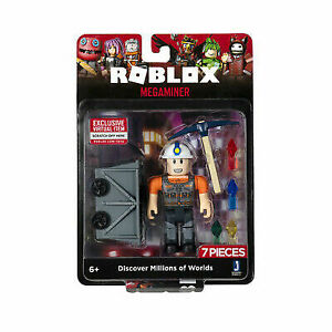 Roblox Action Collection – Jailbreak: Pacote de figuras aéreas Enforcer +  Pacote de dois bonecos misteriosos [Inclui 3 itens virtuais exclusivos] :  : Brinquedos e Jogos