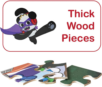 Ryan's World Jigsaw Puzzle Assortment: Red Dino and Friends, Food Truck, Pirate Adventure