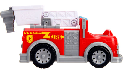 Ryan's World Jada Toys 6 Inch Ryan and Fire Engine Play Vehicle