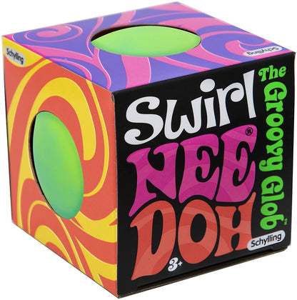 Schylling Swirl Nee Doh - Color Change Fidget Squishy Toy - 1 Count