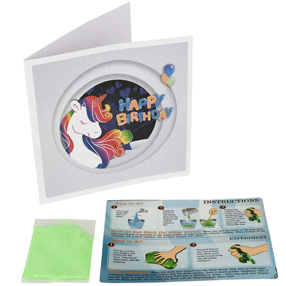 Dinosaur Heebie Jeebies Science Experiment Birthday Cards