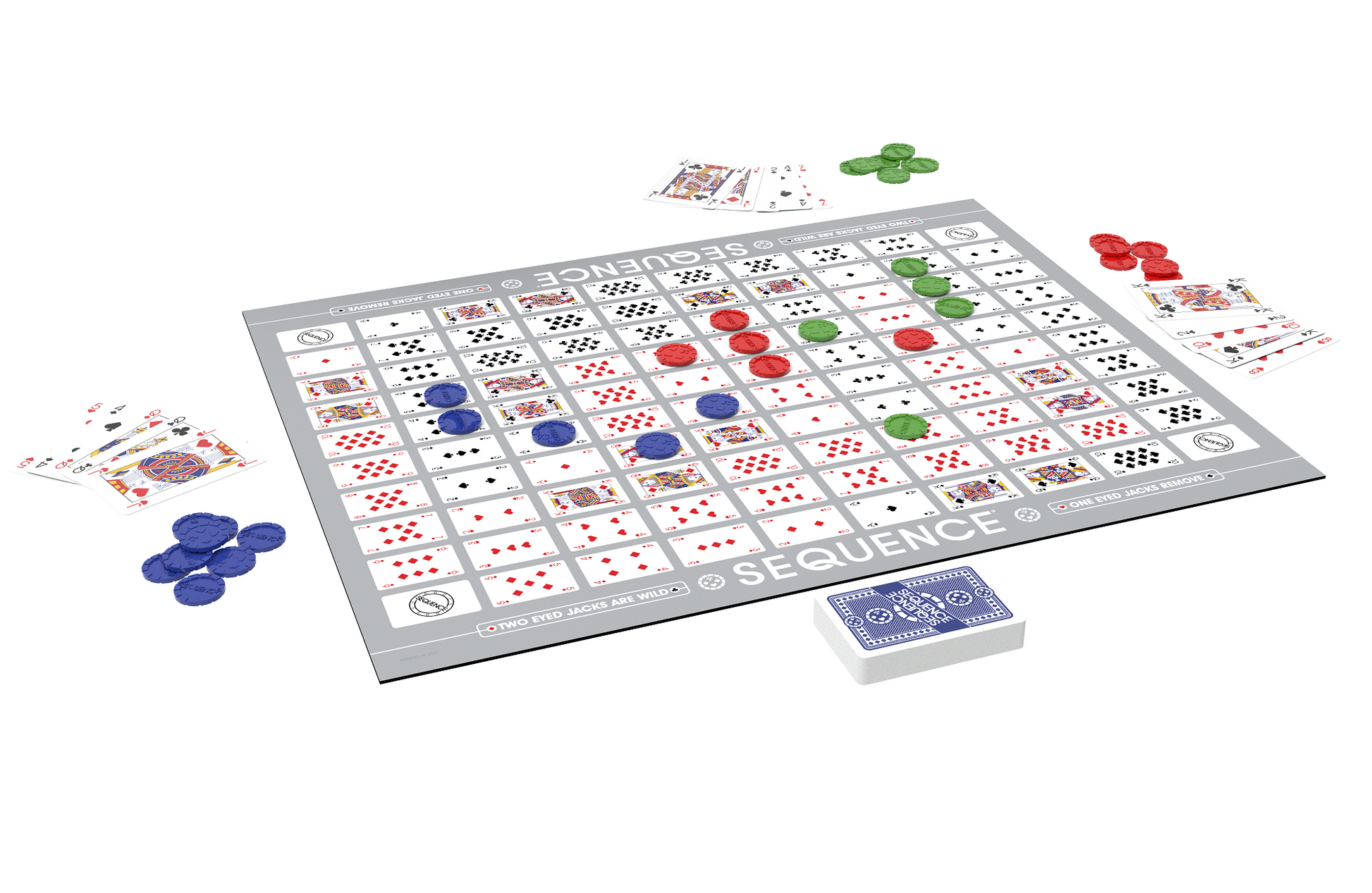Sequence for Kids Board Game/card Game by Jax Games COMPLETE -  Israel