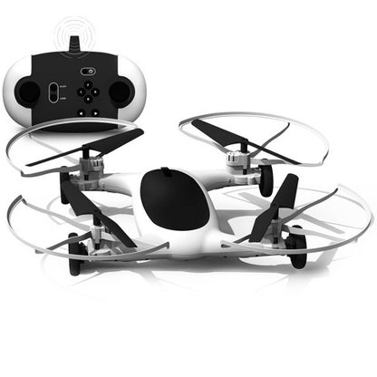 Sharper Image Drone, 7" Rechargeable, Flying Car on Land and in the Sky, Remote Control, Led Lights, Best Drone for Beginners/ Kids.