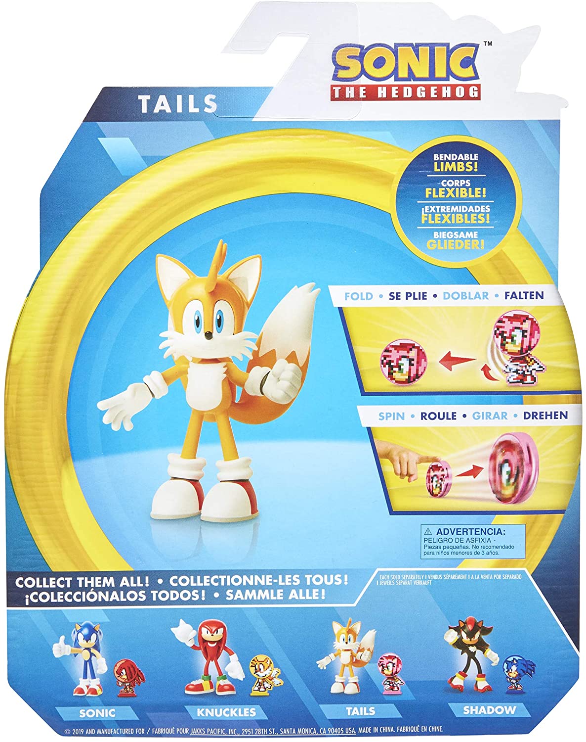 Jakks Sonic the Hedgehog 4-inch Actions Figures Assortment- Sonic