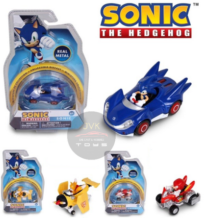 NKOK 1:64 SCALE Vehicle Sonic The Hedgehog DIECAST MODEL CAR - Random Style Pick (1 Count)