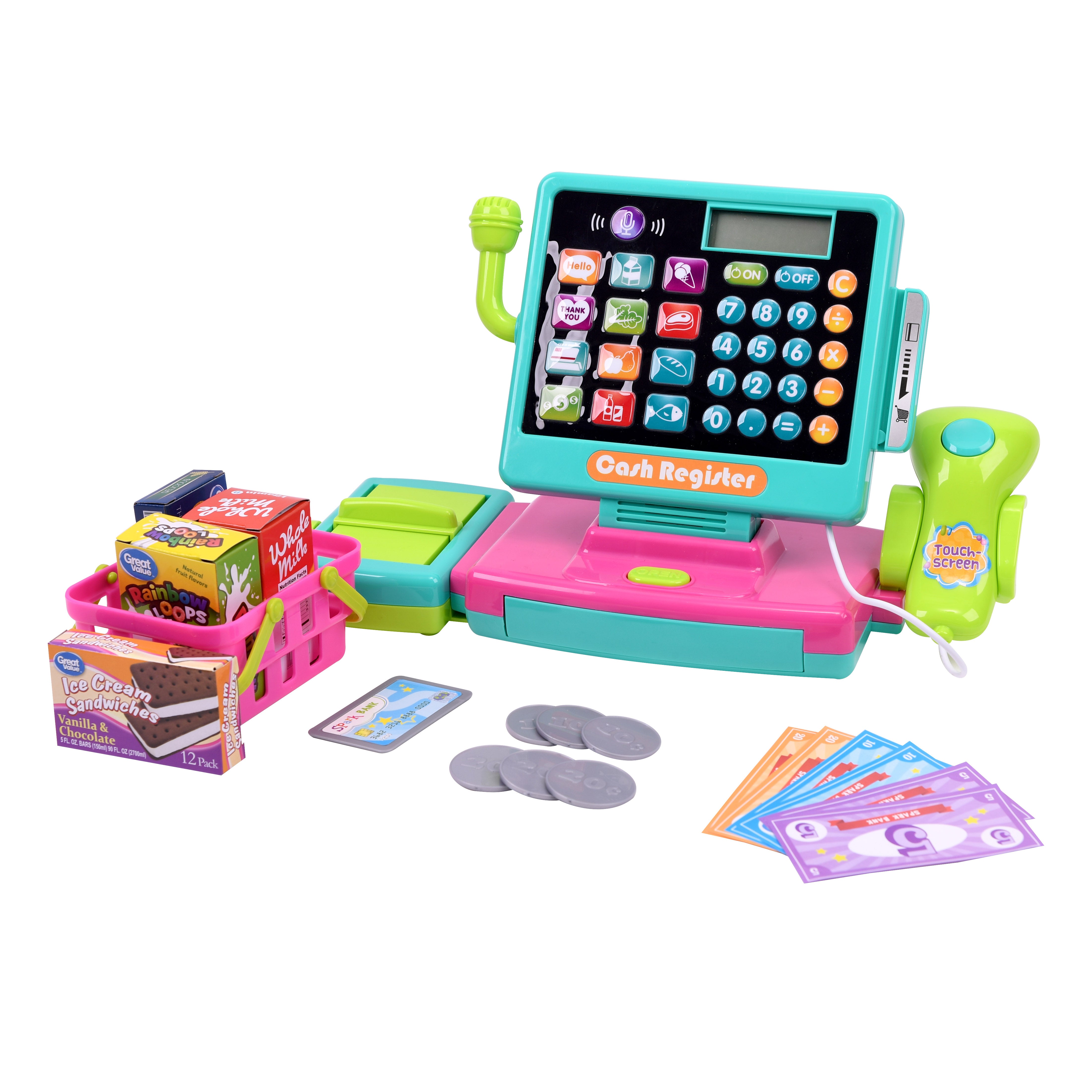 Play imitates best sale life cash register