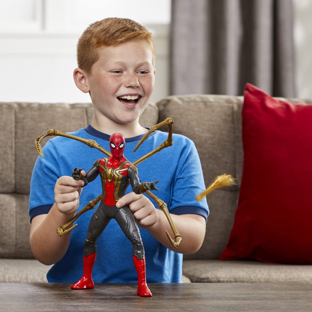 Marvel Spider-Man: Across The Spider-Verse Spider-Man Toy, 6-Inch-Scale  Action Figure with Web Accessory, Toys for Kids Ages 4 and Up