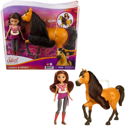 Spirit Untamed Lucky & Spirit Doll and Horse Figures