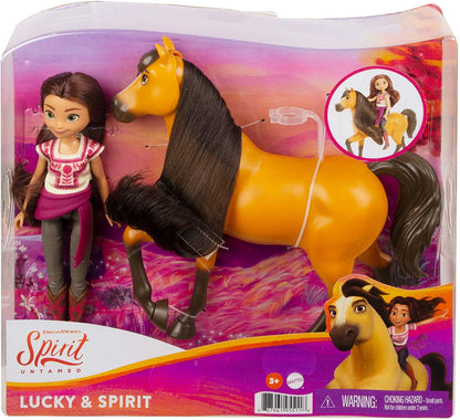 Spirit Untamed Lucky & Spirit Doll and Horse Figures