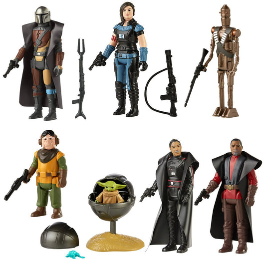 Star Wars The Mandalorian The Retro Collection Action Figures Wave 1 - Assortment 1 Pcs