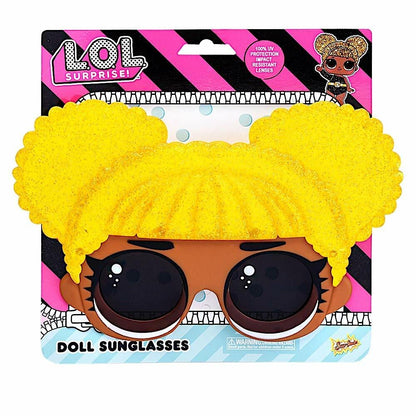 Sun-Staches LOL Surprise Queen Bee Lil' Characters Sunglasses Party Favor Shades, Brown, Yellow, Black