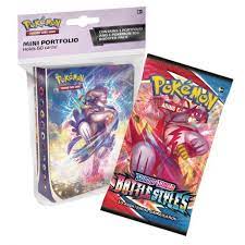 Pokemon Trading Card Game: Sword & Shield Battle Styles Album - Mini Portfolio [Includes 1 Booster Pack, Holds 60 Cards] Random Pick