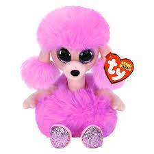 TY Beanie Boos -Camilla The Pink Poodle (Glitter Eyes) Small 6" Plush