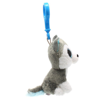 TY Beanie Boos - Clip Ty Beanie Boos - Slush-Clip the Husky (Plastic Key Clip)