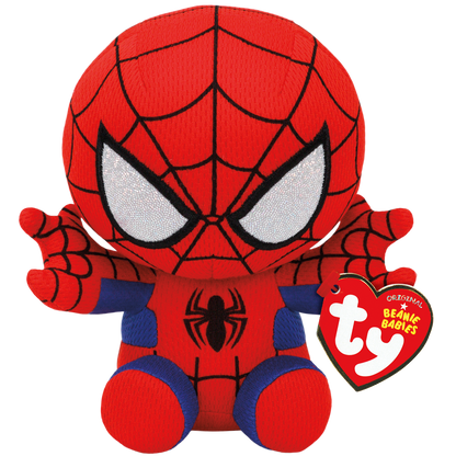 TY Beanie Boo Marvel Spider-Man Plush (Reg Size - 6 inches)