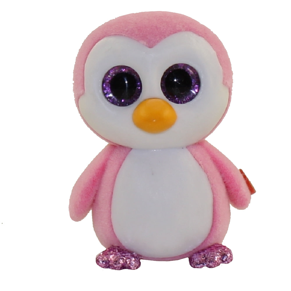 TY Beanie Boos Mini Boos Clips - Glider Penguin Pink Key Chain