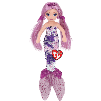 TY Sea Sequins Plush Mermaid CORA (Regular Size - 10 inch)