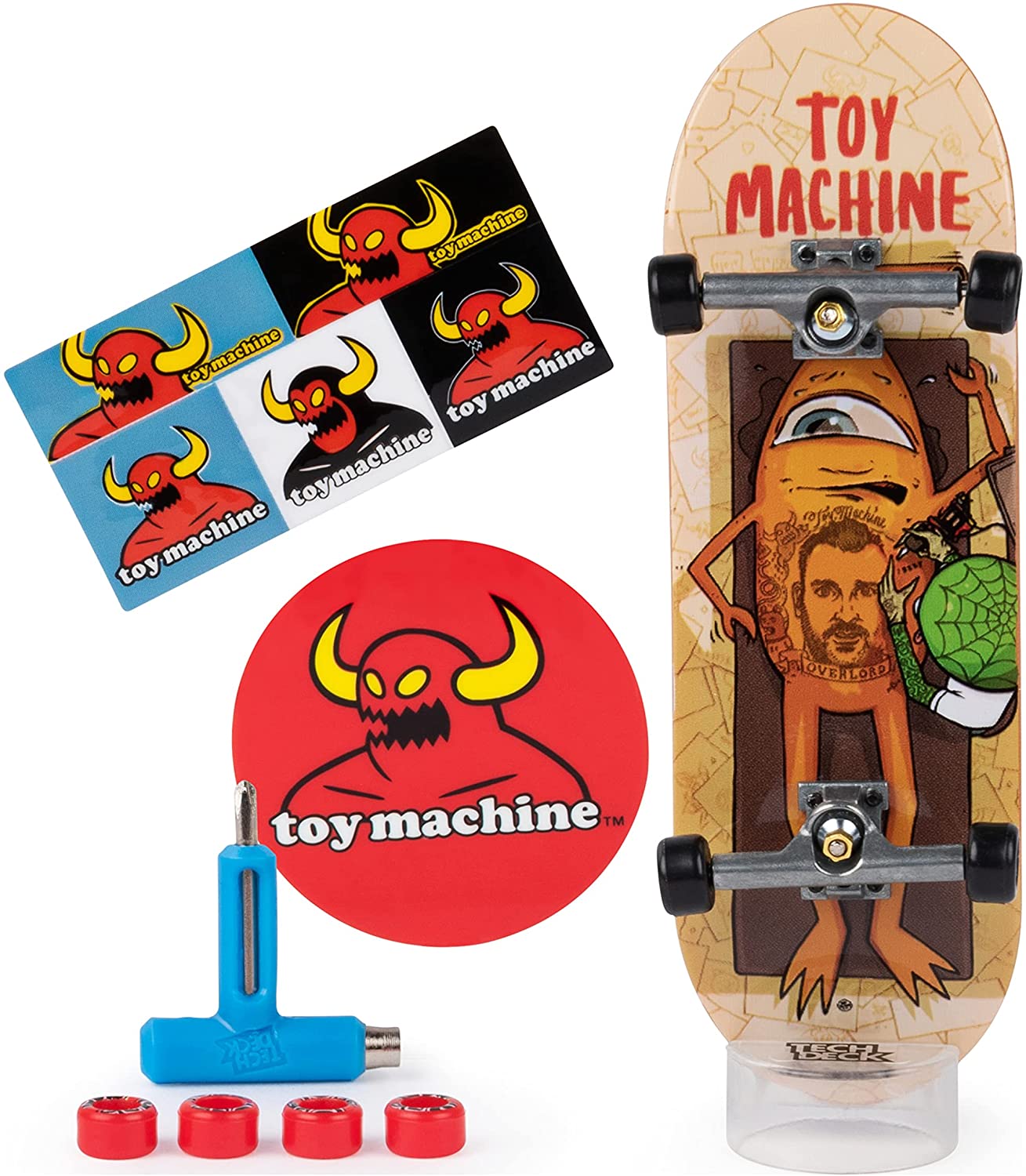 Tech Deck, 96mm Throwback Series Finger Skateboard (Styles May