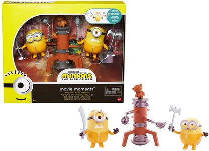 Minions: The Rise of Gru Movie Moments Characters - Movie Scene Training Accessories Older Minion Fans, Assortment Styles