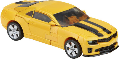 Transformers Toys Studio Series 74 Deluxe Class Revenge of The Fallen Bumblebee & Sam Witwicky Figure