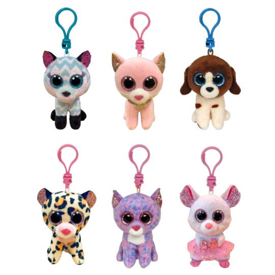 TY Beanie Boos - Ty - Clip Atlas Fox (Plastic Key Clip)