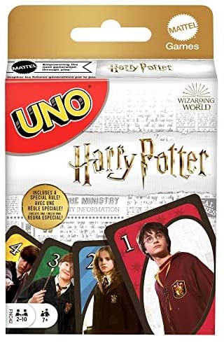 UNO Harry Potter Themed Card Game for 2-10 Players Ages 7Y+ Random Style Pick