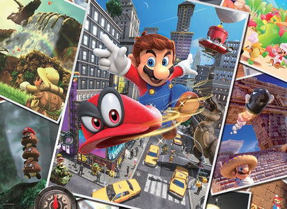 Super Mario Odyssey Snapshots 1000 Piece Premium Puzzle | Super Mario Odyssey Collectible Puzzle | Mario Bros Toys (PZ005-569)