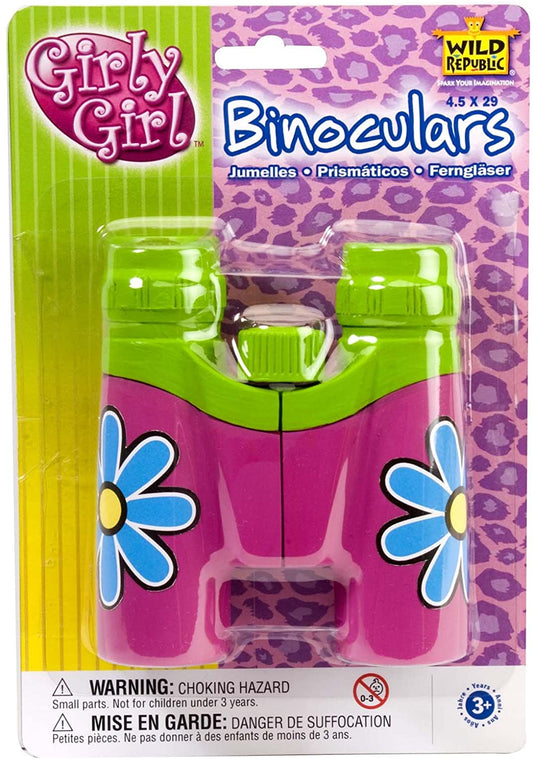 Wild Republic Kids Binoculars - Girly Girl with Focusing Knob