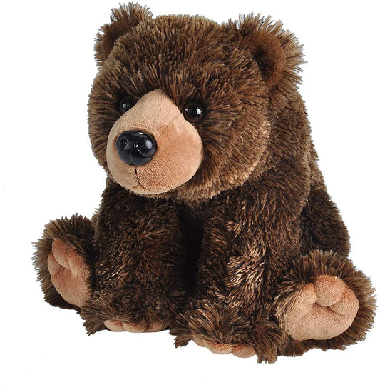 Wild Republic Grizzly Bear Plush, Stuffed Animal, Plush Toy, Gifts for Kids, Cuddlekins 12 Inches