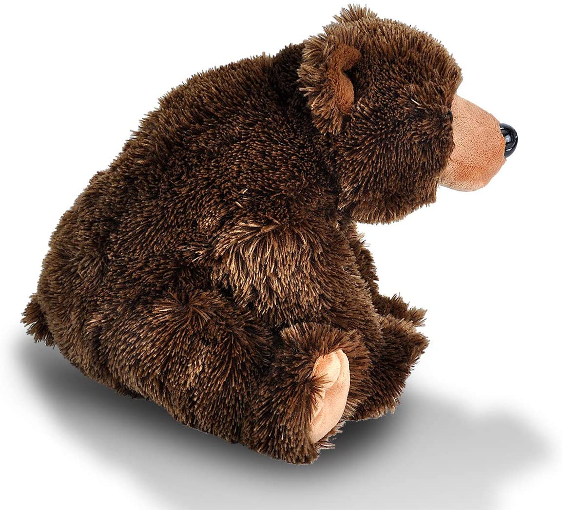 Wild Republic Grizzly Bear Plush, Stuffed Animal, Plush Toy, Gifts for Kids, Cuddlekins 12 Inches