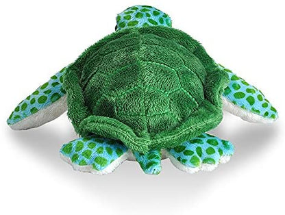 Wild Republic Sea Turtle Plush, Stuffed Animal, Plush Toy, Gifts for Kids, Hug’Ems , Gifts for Kids, Sea Critters, 7"