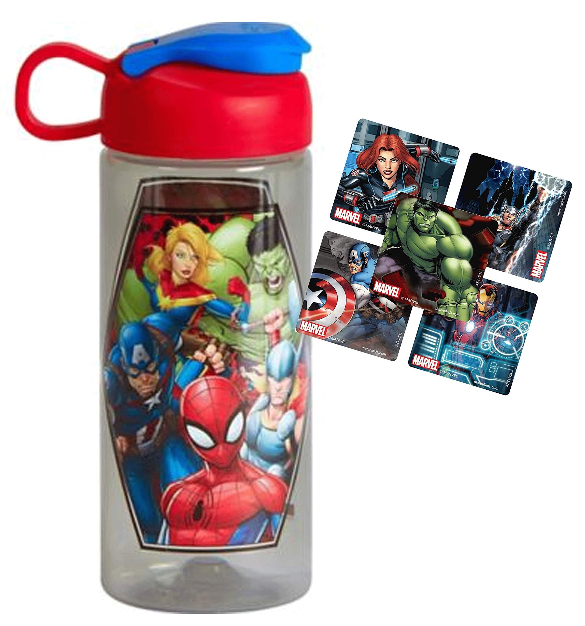 Marvel Avengers Kawaii Group Water Bottle