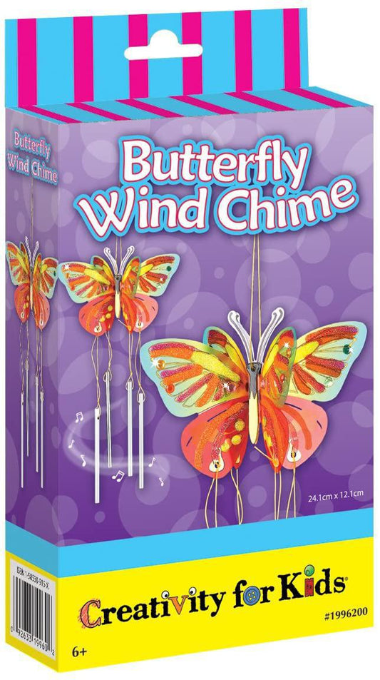 Creativity for Kids Butterfly Wind Chime Mini Craft Kit, Perfect Crafts for Parties