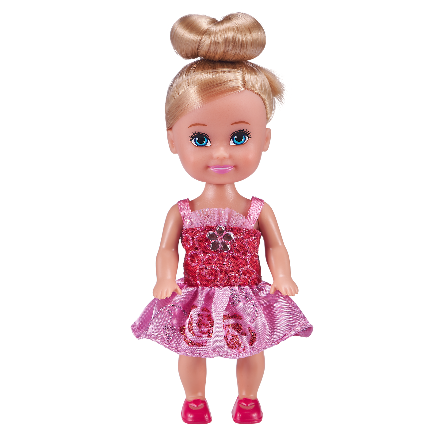 Funville Sparkle Girlz Little Princess Doll 4.5" Tall - Dolls Dressed with Princess, Fairy, and Fashion Outfits (Random Pick 1Pcs)