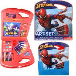 Marvel Spiderman Character Art Tote Activity Set -  Marvel Art Kit & Craft Supplies