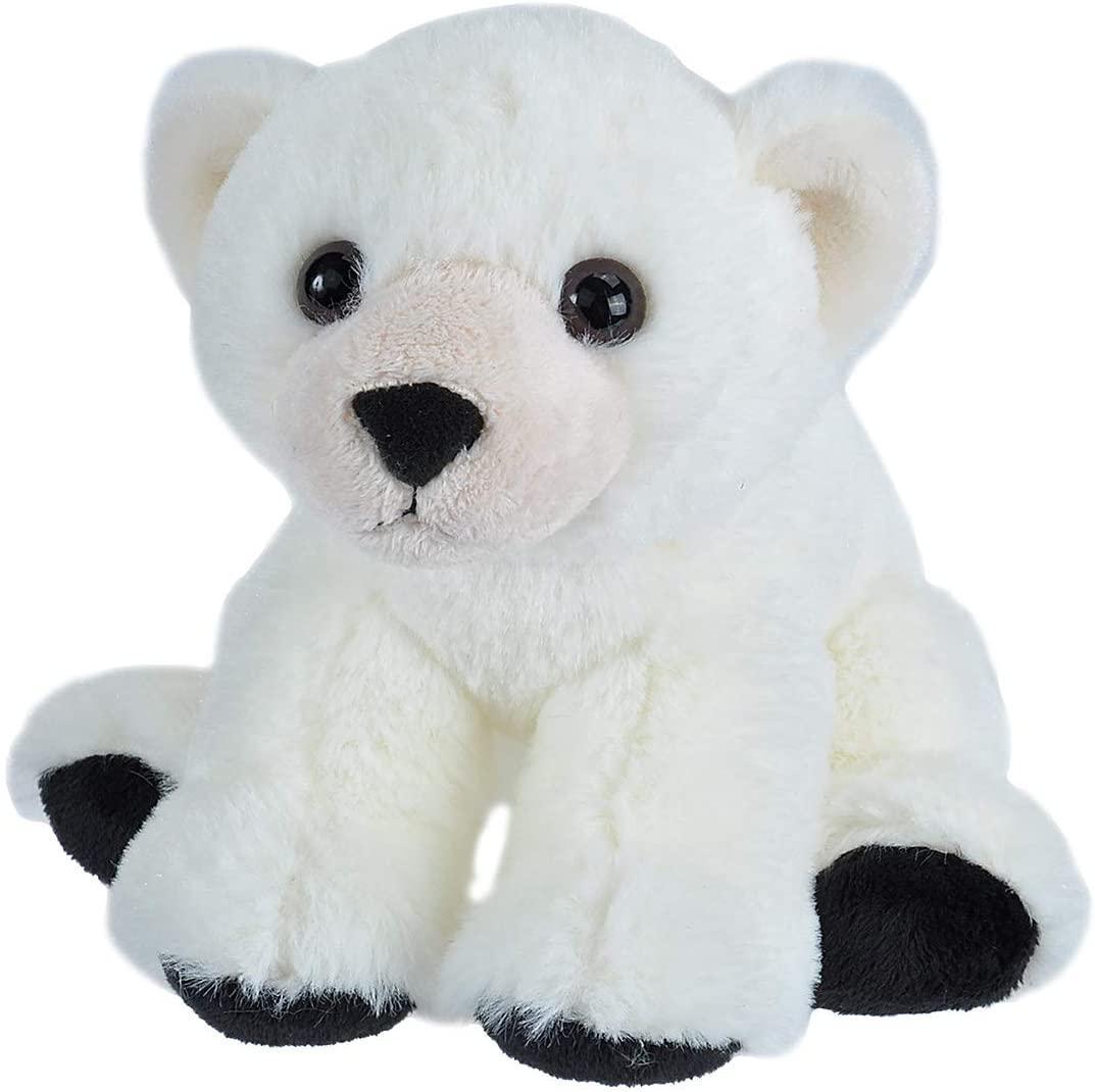 Wild Republic Polar Bear Baby Plush, Stuffed Animal, Plush Toy, Gifts for Kids, Cuddlekins 8"