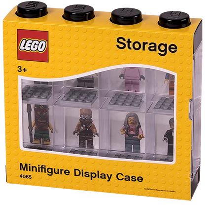 LEGO Minifigure Display Case 8, Bright Red