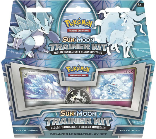 Pokemon Trading Game Set TCG: Sun & Moon Trainer Kit Alolan Sandslash & Alolan Ninetales