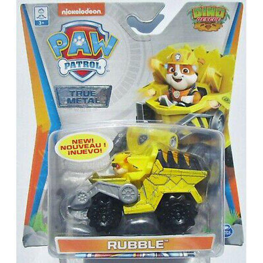 Paw Patrol Dino Rescue Rubble Super Rare Die-Cast Vehicle