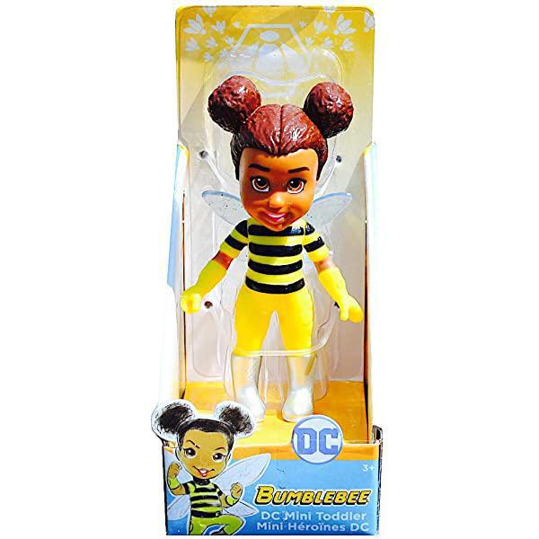 DC Mini Super Hero 3 Mini Figure Poseable Assortment: Bumble Bee, Poi –