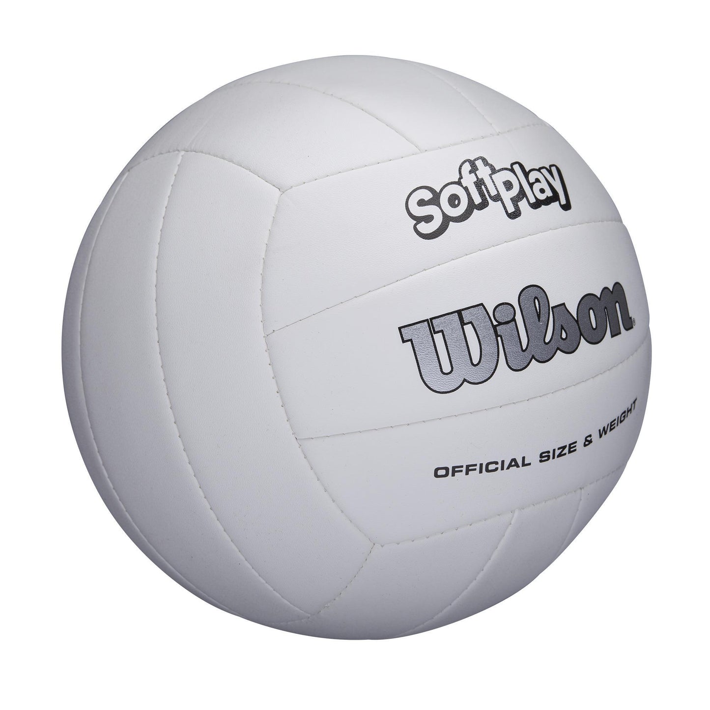 Wilson Soft Play Outdoor Volleyball, Official Size, White