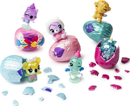 Hatchimals CollEGGtibles Surprise Eggs, Royal Multipack with 4 Hatchimals and Accessories, for Kids Aged 5 and up (Styles May Vary)