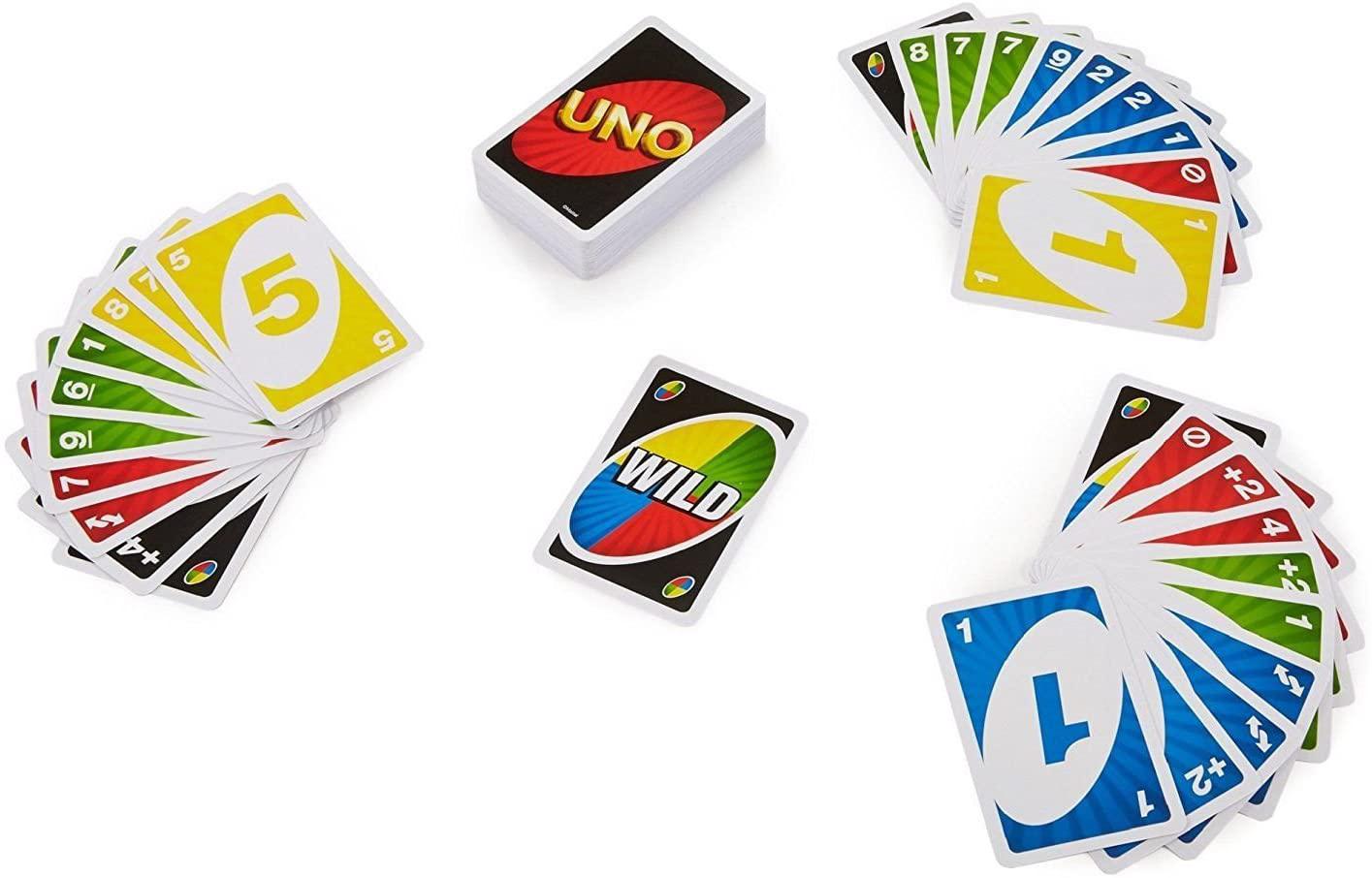 Mattel Games UNO Card Game Customizable with Wild Cards (42003) –