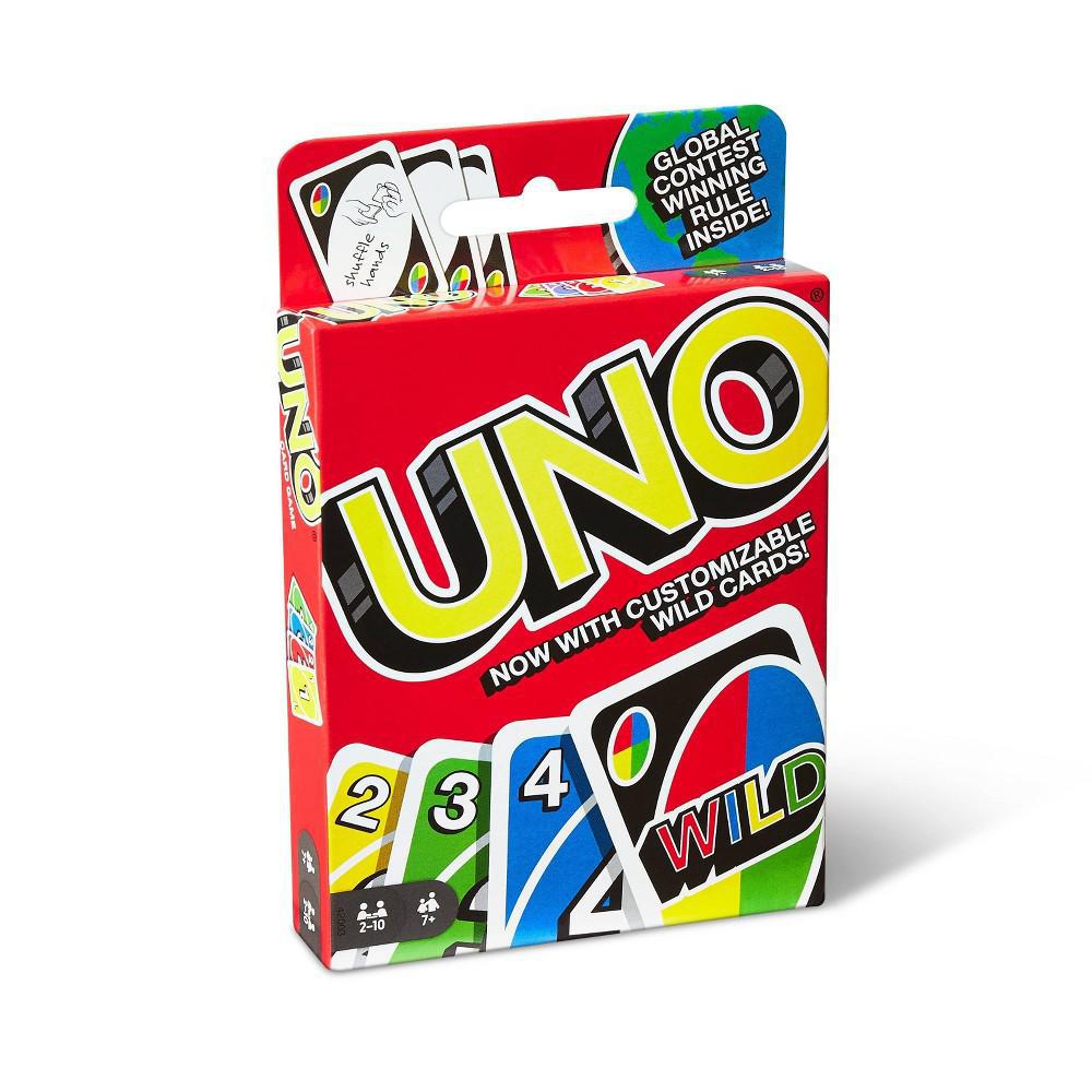 Mattel Games UNO Card Game Customizable with Wild Cards (42003) –