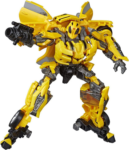 Transformers Toys Studio Series 49 Deluxe Class Movie 1 Bumblebee Action Figure - Kids Ages 8 & Up, 4.5"